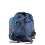 Синя дамска чанта, здрава еко-кожа - спортен стил за вашето ежедневие N 100020327