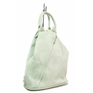 Зелена раница, здрава еко-кожа - спортен стил за вашето ежедневие N 100020330