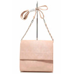 Розова дамска чанта, здрава еко-кожа - удобство и стил за вашето ежедневие N 100020335