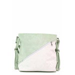 Зелена дамска чанта, здрава еко-кожа - удобство и стил за пролетта и лятото N 100020353