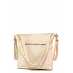 Бежова дамска чанта, здрава еко-кожа - удобство и стил за вашето ежедневие N 100020356