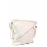 Бяла дамска чанта, здрава еко-кожа - удобство и стил за пролетта и лятото N 100020357