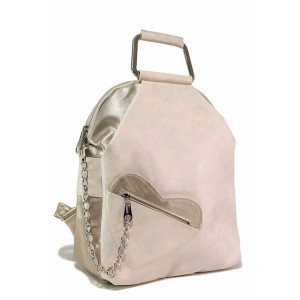 Бежова раница, здрава еко-кожа - удобство и стил за вашето ежедневие N 100020363