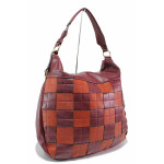 Винена дамска чанта, здрава еко-кожа - удобство и стил за вашето ежедневие N 100020780