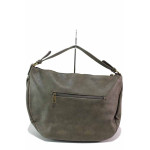 Зелена дамска чанта, здрава еко-кожа - спортен стил за вашето ежедневие N 100020788