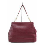 Винена дамска чанта, здрава еко-кожа - удобство и стил за вашето ежедневие N 100020790