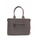 Кафява дамска чанта, здрава еко-кожа - елегантен стил за вашето ежедневие N 100020793