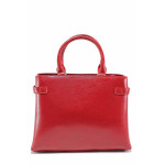 Червена дамска чанта, здрава еко-кожа - елегантен стил за вашето ежедневие N 100020798