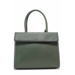 Зелена дамска чанта, здрава еко-кожа - елегантен стил за вашето ежедневие N 100020800