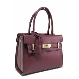 Винена дамска чанта, здрава еко-кожа - елегантен стил за вашето ежедневие N 100020801