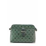Зелена дамска чанта, здрава еко-кожа - удобство и стил за вашето ежедневие N 100020806