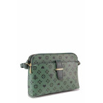 Зелена дамска чанта, здрава еко-кожа - удобство и стил за вашето ежедневие N 100020806