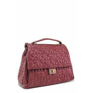 Винена дамска чанта, здрава еко-кожа - удобство и стил за вашето ежедневие N 100020812