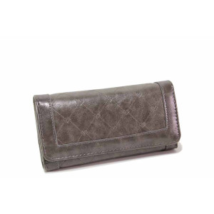 Сиво портмоне, здрава еко-кожа - удобство и стил за вашето ежедневие N 100020820