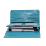 Синя портмоне, здрава еко-кожа - удобство и стил за вашето ежедневие N 100020823