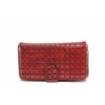 Червена портмоне, здрава еко-кожа - удобство и стил за вашето ежедневие N 100020824