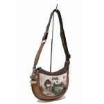 Кафява дамска чанта, здрава еко-кожа - удобство и стил за есента и зимата N 100021240