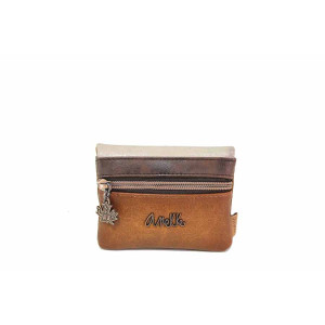 Кафява портмоне, здрава еко-кожа - удобство и стил за есента и зимата N 100021242