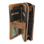 Кафява портмоне, здрава еко-кожа - удобство и стил за есента и зимата N 100021248