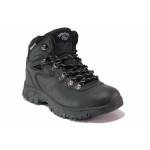 Черни юношески боти, еко-кожа и текстилна материя - ежедневни обувки за есента и зимата N 100020416