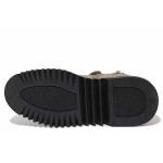 Черни дамски боти, естествена кожа - ежедневни обувки за есента и зимата N 100021111