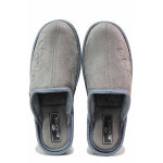 Сиви анатомични домашни чехли, текстилна материя - ежедневни обувки за есента и зимата N 100020392
