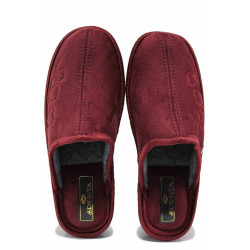 Винени анатомични домашни чехли, текстилна материя - всекидневни обувки за есента и зимата N 100020393