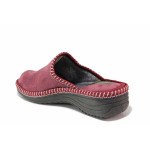 Розови домашни чехли, текстилна материя - ежедневни обувки за есента и зимата N 100020394