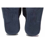 ТъмноСини анатомични домашни чехли, текстилна материя - всекидневни обувки за есента и зимата N 100020455