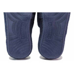 ТъмноСини анатомични домашни чехли, текстилна материя - всекидневни обувки за есента и зимата N 100020458