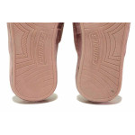 Розови домашни чехли, текстилна материя - всекидневни обувки за есента и зимата N 100020462