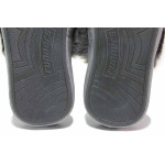 Сиви анатомични домашни чехли, текстилна материя - всекидневни обувки за есента и зимата N 100020464