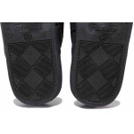Черни анатомични домашни чехли, текстилна материя - ежедневни обувки за есента и зимата N 100020471