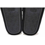 Черни анатомични домашни чехли, текстилна материя - ежедневни обувки за есента и зимата N 100020473