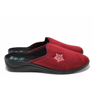 Винени анатомични домашни чехли, текстилна материя - ежедневни обувки за целогодишно ползване N 100020543