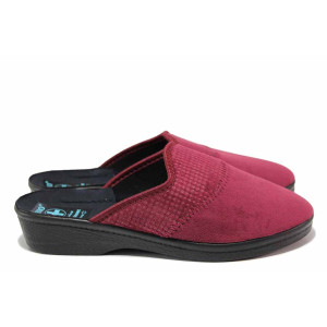 Винени анатомични домашни чехли, текстилна материя - ежедневни обувки за целогодишно ползване N 100020545