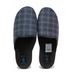 Сиви анатомични домашни чехли, текстилна материя - всекидневни обувки за целогодишно ползване N 100020548