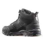 Черни мъжки боти, текстилна материя - всекидневни обувки за есента и зимата N 100020879