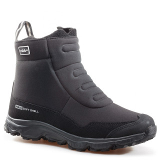 Черни мъжки боти, текстилна материя - всекидневни обувки за есента и зимата N 100020760