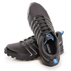 Черни мъжки маратонки, еко-кожа и текстилна материя - спортни обувки за целогодишно ползване N 100020923