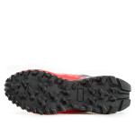 Червени тинейджърски маратонки, еко-кожа и текстилна материя - спортни обувки за есента и зимата N 100020717