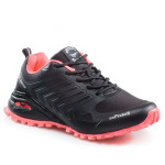 Черни дамски маратонки, еко-кожа и текстилна материя - спортни обувки за есента и зимата N 100020715