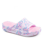 Розови джапанки, pvc материя - всекидневни обувки за целогодишно ползване N 100020749