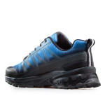 Сини мъжки маратонки, еко-кожа и текстилна материя - спортни обувки за целогодишно ползване N 100020920