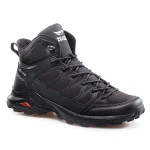Черни мъжки боти, еко-кожа и текстилна материя - ежедневни обувки за целогодишно ползване N 100020878