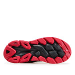 Червени мъжки маратонки, еко-кожа и велурена кожа - спортни обувки за целогодишно ползване N 100020905