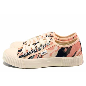 Шарени анатомични спортни дамски обувки, текстилна материя - спортни кецове за пролетта и лятото N 100019769