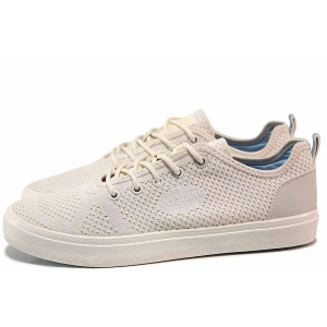 Бежови анатомични мъжки спортни обувки, текстилна материя - спортни кецове за пролетта и лятото N 100020039