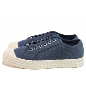 ТъмноСини анатомични спортни дамски обувки, текстилна материя - спортни кецове за пролетта и лятото N 100020045