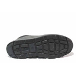 Светлосиви мъжки боти, здрава еко-кожа - ежедневни обувки за есента и зимата N 100021076